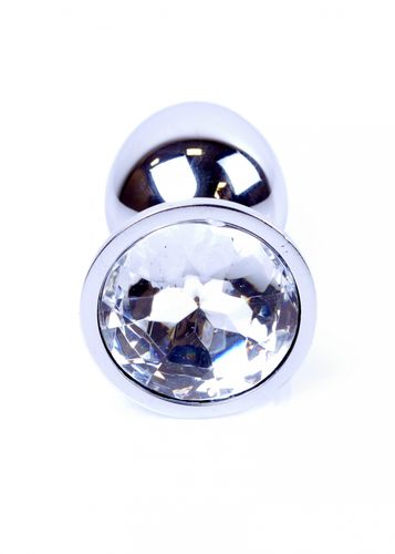 plug jewellery silver plug  clear na Arena.pl