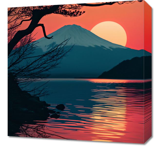 Obraz 50x50cm Góra Wieczorem zdjęcie 1