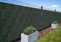 TAŚMA OGRODZENIOWA 19cmX48m + 38 KLIPSY +UV OSŁONA NA OGRODZENIE PŁOT PANEL