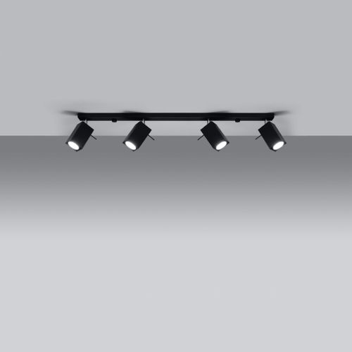 Plafon MERIDA 4L czarny na Arena.pl