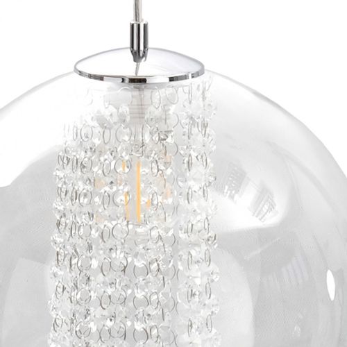 Lampa wisząca 1xE27 LOOM SILVER na Arena.pl