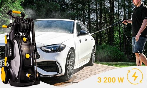 Myjka ciśnieniowa pompa mosiężna 3200W Indukcja 350bar ZESTAW PRO na Arena.pl