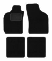 Dywaniki welurowe LUX do Fiat Palio 1996-2004 sedan czarne z mocowaniami