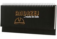 TERMINARZ TWÓJ NAPIS personalizowany 2026 tygodniowy kalendarz biurkowy