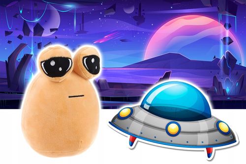 Miś Maskotka Poduszka Pluszowy Miękki Ziemniak Kosmita Przytulanka na Arena.pl