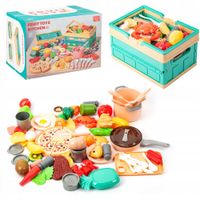 Zestaw Piknikowy Z Produktami Spożywczymi Zestaw W Składanym Koszyku