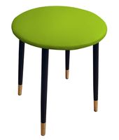 Taboret TRIX D5 limonka podstawa czarna/złota