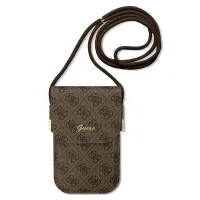 guess torebka guowbp4snswbrązowy/brown 4g metal script logo