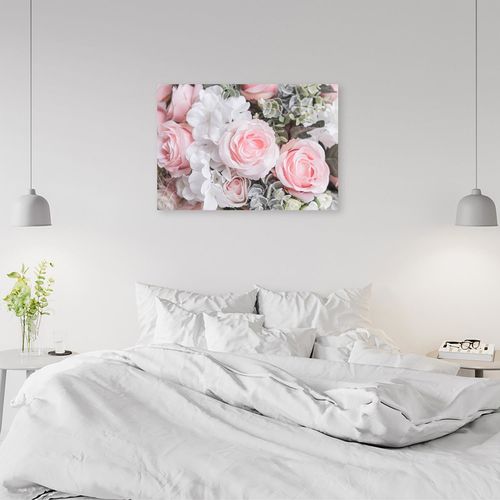 Obraz na płótnie – Canvas, Różowe róże 60x40 na Arena.pl