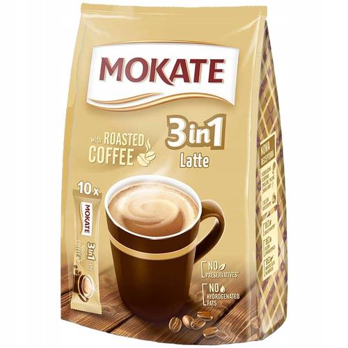 Napój Kawowy Instant Napój W Proszku 3w1 3in1 Mokate Latte 10szt na Arena.pl