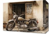 Obraz 40x30cm Motocyklowa Samotna Eskapada