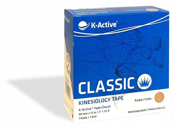 K-Active Kinesiology Tape beżowy 5cm/17m (Nitto) zdjęcie 8
