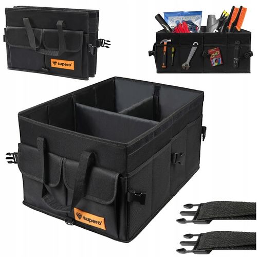 Organizer torba do bagażnika samochodu auta kufer, duży, samochodowy, mocny na Arena.pl