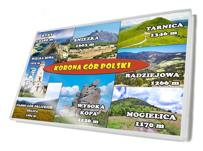Korona gór polskich - magnes szklany zdjęcie 2