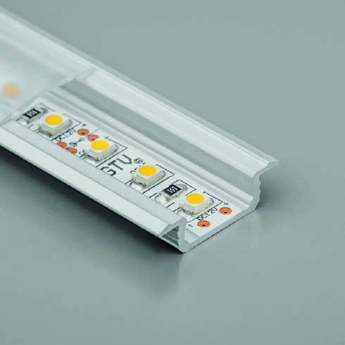 Profil z kołnierzem LED GLAX 3m na Arena.pl