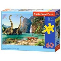 Puzzle 60el. dinosaurs world CASTOR