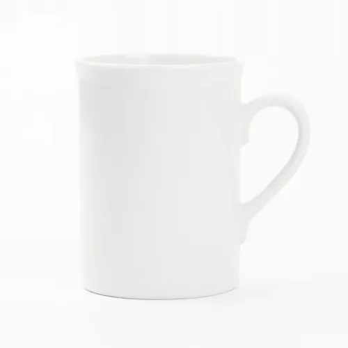 KUBEK PORCELANOWY GŁADKI BIAŁY 290ML UNIWERSALNY Z UCHEM NA KAWE HERBATE na Arena.pl