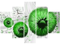 105CM 150CM ZEGAR 5 ELEM ZIELONE DMUCHAWCE 2 DRUK OBRAZ