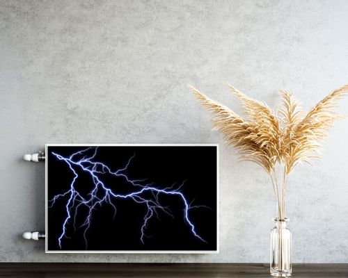 Magnetyczna MATA Na Kaloryfer Piorun Abstrakcja 100cm x 60cm na Arena.pl