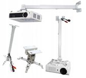 Wytrzymały UCHWYT ścienno-sufitowy DO PROJEKTORA wysięgnik 100 cm