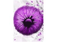 60CM 50CM OBRAZ ŚCIENNY FIOLETOWE DMUCHAWCE DRUK PŁÓTNO