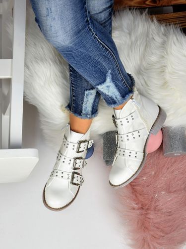Białe botki Seastar Shoe Size - 41, Kolor - Biały na Arena.pl