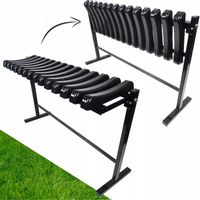 ŁAWKA ŁAWECZKA CMENTARNA NA CMENTARZ SKŁADANA 90cm PRZYKRĘCANA + GRATIS