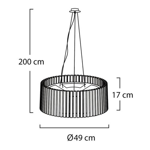 Lampa wisząca SERCHIO 49 na Arena.pl