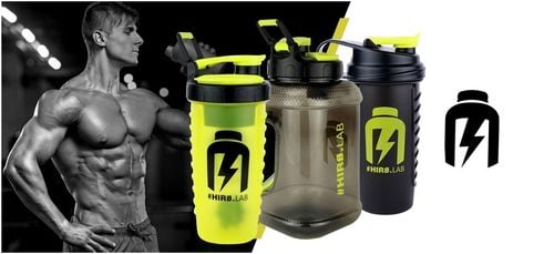 SZEJKER shaker SZCZELNY na siłownię białek 770 ml WBUDOWANY POJEMNIK hiro na Arena.pl