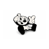 Mugman | 4 cm | Metal | Przypinka Gamingowa | Cuphead