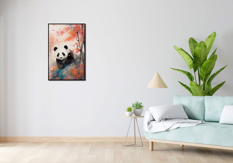 Plakat 53x81cm Panda wśród Klonów zdjęcie 4