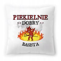 Poduszka Dla Basisty Na Urodziny Imieniny Prezent Z Nadrukiem Ze Zdjęciem