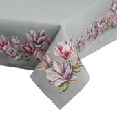 Obrus dekoracyjny gobelin 140x180 Eurofirany szary w magnolie