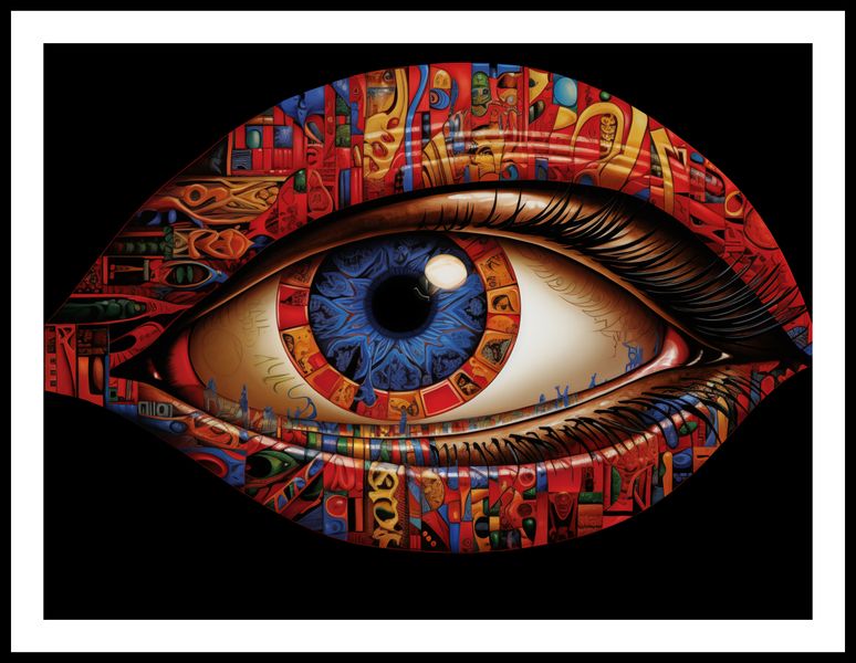 Plakat 80x60cm W Oku Obserwatora zdjęcie 3