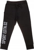 Dsquared2 Czarne Spodnie Dresowe dla Chłopców