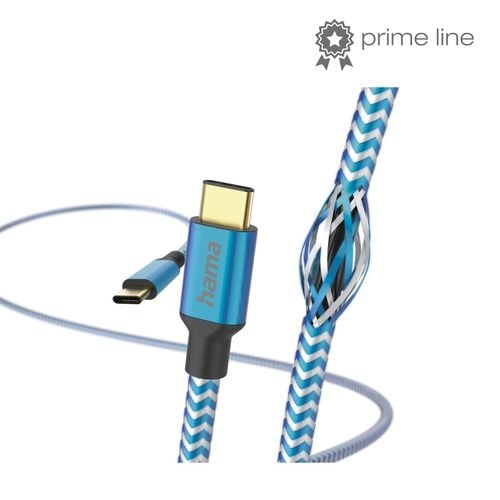 Kabel HAMA Ładujący/data Reflected USB-C - 1.5m Niebieski na Arena.pl