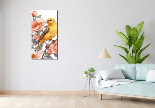 Obraz 50x100cm Wiosenny Śpiewaczek na Arena.pl