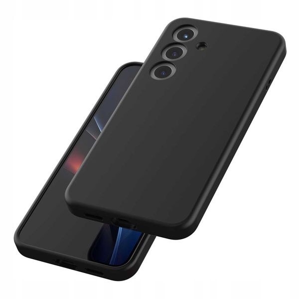 Spacecase Silicone Mag Galaxy S25 Black zdjęcie 5