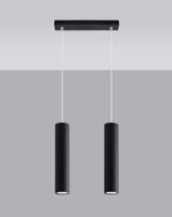 LAMPA wisząca SL.0328 metalowa OPRAWA zwis tuby czarne