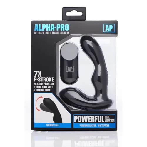 xr brands 7x p-stroke masażer prostaty z pilotem, 7 trybow, silikon na Arena.pl