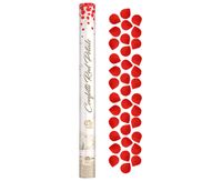 konfetti pneumatyczne płatki róż czerwone 60 cm
