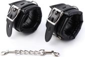 Fetish Fever - Cuffs With Chain - Black