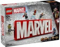 76313 - lego super heroes - logo marvel z minifigurkami