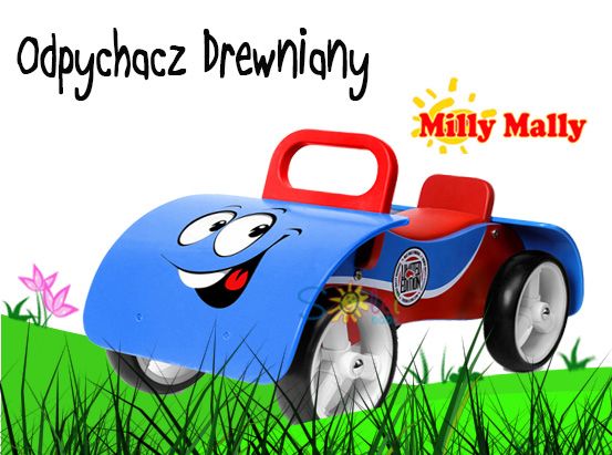 Milly Mally JUNIOR RED DREWNIANY JEŹDZIK zdjęcie 2