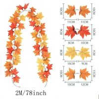 Winic z sztucznych liści klonu, 200 cm – E