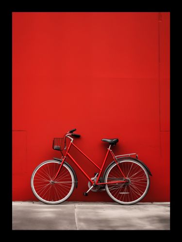 Plakat 13x18cm Czerwony Rower na Arena.pl