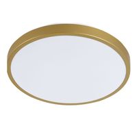 Sufitowa lampa złota KERN 318725 okrągły plafon LED 15W 4000K