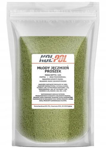 MŁODY JĘCZMIEŃ 1kg Zielony odchudzanie w proszku na Arena.pl