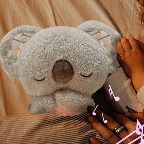 ODDYCHAJĄCY USPOKAJAJĄCY MIŚ PRZYTULIŚ PLUSZOWY KOALA DLA DZIECI MASKOTKA na Arena.pl