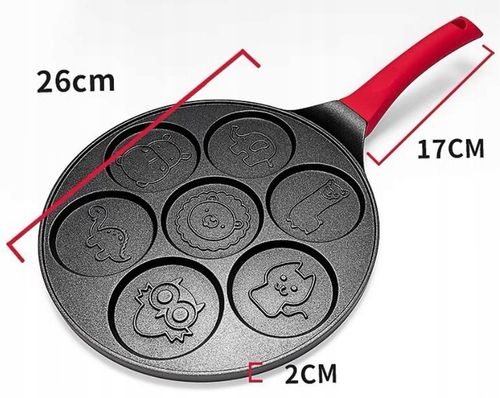 PATELNIA do naleśników foremki zwierzątka 26 cm na Arena.pl